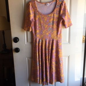 Spring lite weight fit and flare dress